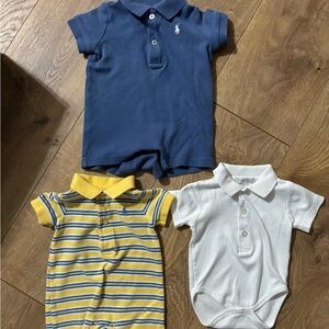 Ralph Lauren and Polo Lot VEUC Shortalls and Bodysuit